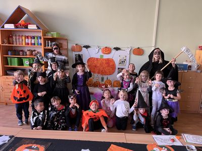 Podzimní slavnost a Halloween u Motýlků 