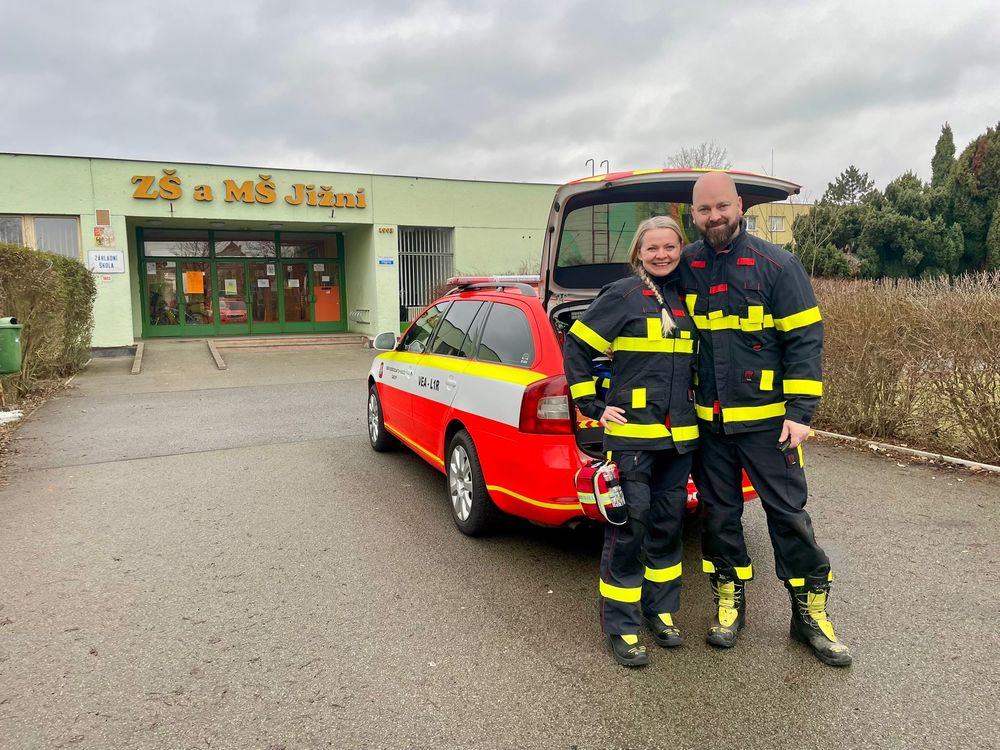 Hasiči u Motýlků